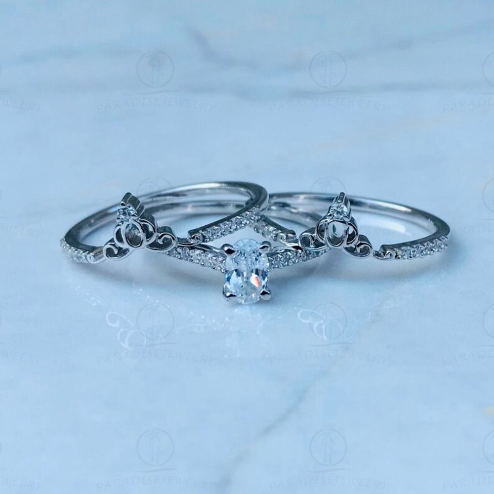 Cinderella Trio Rings - Picture 5 of 8